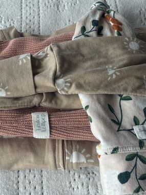 Baby Girl Bundle 6–12M | Waffle Knit + Floral Set | LOULOU LOLLIPOP